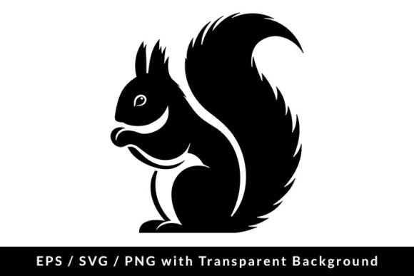 Download Squirrel Silhouette Logo SVG EPS PNG - Squirrel Collection