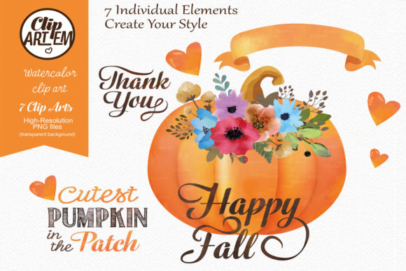 Download Happy Fall Pumpkin 7 Clip Art - Happy fall Collection