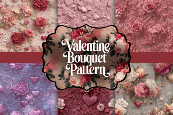 Download Valentine Bouquet Pattern - Valentine bouquet Collection