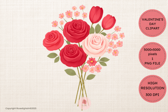 Download Valentine Bouquet Clipart PNG 13 - Valentine bouquet Collection