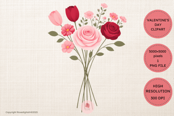 Download Valentine Bouquet Clipart PNG 19 - Valentine bouquet Collection